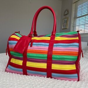 World According to Jess Zipper Duffel Bag